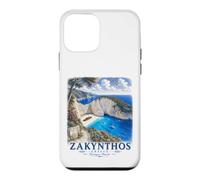 Zakynthos Navagio Beach Greece Vintage Travel Case for iPhone 12 mini