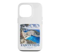 Zakynthos Navagio Beach Greece Vintage Travel Case for iPhone 13 Pro
