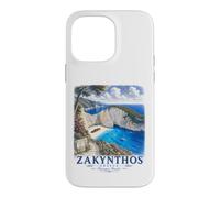 Zakynthos Navagio Beach Greece Vintage Travel Case for iPhone 14 Pro Max
