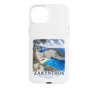 Zakynthos Navagio Beach Greece Vintage Travel Case for iPhone 15 Plus