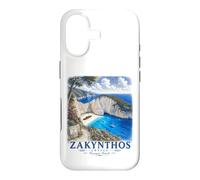 Zakynthos Navagio Beach Greece Vintage Travel Case for iPhone 17