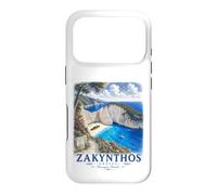 Zakynthos Navagio Beach Greece Vintage Travel Case for iPhone 17 Pro