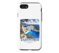Zakynthos Navagio Beach Greece Vintage Travel Case for iPhone SE (2020) / 7/8