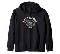 Zakynthos Souvenir / Zante Greece / Zakynthos Zip Hoodie