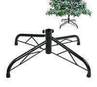 ZALAON Christmas Tree Base Stand, 40CM Green Artificial Tree Bracket Metal for 4ft 5ft 6ft Christmas Tree