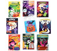 ZALAON Halloween Coloring and Activity Books,8 Pack Halloween Coloring Book for Kids Matching Game Mazes Coloring Pages for 4-8 Year Olds