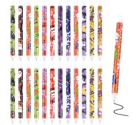 ZALAON Halloween Pen,24 Pieces Pumpkin Ghost Skull Pen for Halloween Supplies Kid Boy Girl Student Game Rewards