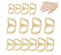 ZALAOR 14 Pcs Oval Finger Splints - Thumb and Finger Support for Arthritis Pain Relief - Waterproof Trigger Finger Splint for Hypermobility
