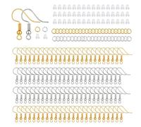ZALAOR 600 Pcs Earring Making Kit - Hypoallergenic Earring Making Supplies with Hooks, Backs and Jump Rings - Jewelry Making Supplies for DIY Earrings