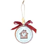 ZALAOR New Home Ornament 2025 - New Home Plaque Housewarming Gifts for Homeowners - Unique House Gift Ideas for Couples, Family & Friends - Wooden Hanging Decoration for Memories