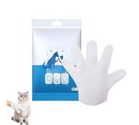 ZALAOR Pet Cleaning Gloves - 6 Pack Waterless Wash Gloves for Dogs & Cats - No Rinse Pet Wipes for Paws, Fur, Ears - Thick, Gentle & Travel-Friendly Glove Wipes for Daily Use