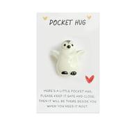 ZALAOR Pocket Penguin Pocket Hug Gift - Cute Mini Penguin Keepsake with Message Card - Pocket Hugs for Friends, Family, Loved Ones - Sentimental Token for Birthday, Wedding, Long Distance Support