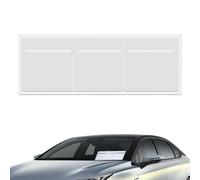 ZALAOR Tax Disc Holder for Car Windscreen - 3-in-1 Parking Permit & Ticket Holder, Adhesive Self-Cling PVC Note Holder - Taxi Accessories, 28 x 9.6cm, White
