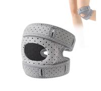 ZALAOR Wellness Knee Brace - Adjustable Knee Braces for Knee Pain Relief with Gel Pads - Breathable Neoprene Knee Support for running Sports Workouts (Grey, L)