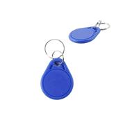 zalati 10pcs Blue 13.56MHz UID Changeable Rewritable RFID NFC Keyfobs - Access Control Token for Copy/Clone Card