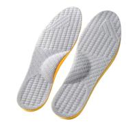 zalati 2 Pair of Orthotic 4 in 1 Posture Corrector Unisex Elastic PU Velvet Insoles Flat Feet Arch Support Overpronation Supination
