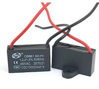 zalati Air Conditioner Fan Motor 3pcs CBB61 450V AC 50/60Hz Running Capacitor - 1.2 uF