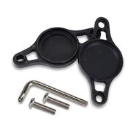 zalati AirTag Bike Mount GPS Tracker Holder Protective Case with Safety Anti-theft Screws Allen Key for Hidden Under Bicycle Bottle Cage