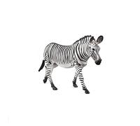 zalati Animal Toy Figures Natural Prairie Scene Building Wild Animals Decoration for Educational Learning Toys for Kids - Zebra