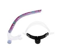 zalati Breathing Tube with Adjustable Head Strap One-Way Purge Valve for Snorkel Scuba Diving Swimming Accessories