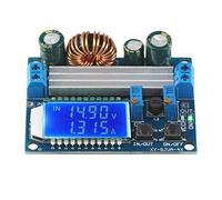 zalati Buck Boost Power Converter Automatic Step Up/Down Board DC 5.5-30V to DC 0.5-30V with LCD Display for Constant Current Voltage Adjustment