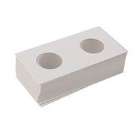 zalati Coin Cardboard 50pcs Storage Flip Holder with Mylar for Coin Album Book Collection - 17.5MM / 0.68 inch
