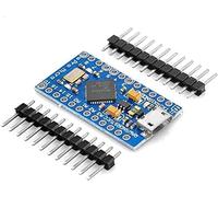 zalati Development Board Atmega32U4 5V/16MHz Bootloadered IDE Module with Pin Header Compatible with Arduino - Pro Micro USB