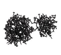 zalati Doll Eyes, 200 Black Safety Plastic Accessories for Teddy Bear Eyes Plush Toy Dolls DIY - 4 MM