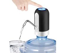 zalati Electric Water Bottle Dispenser Rechargeable Water Pump with Pipe for Universal 3-5 Gallon Water Bottle