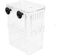 zalati Fish Breeding Tank Fish Isolation Box with Suction Cups for Juvenile fish, Rumble Fish, Guppy, Killifish