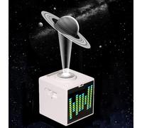zalati Galaxy Projector Star Projector Night LED Light with Saturn Pattern Film Bluetooth Speaker Built-in 5200mAh Rechargeable Battery