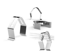 zalati Grill Thermometer Probe Holders 4pcs Thermometer Probe Stand with 3-Size Holes for Meat Barbecue Ambient Temperature Reading