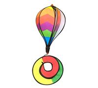 zalati Hot Air Balloons Wind Spinner Windmill Windsocks Twister Hanging Decor for Garden Yard Lawn Patio Festival Decor