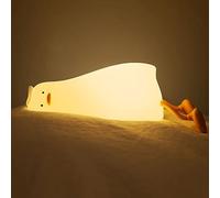 zalati LED Night Light Touch Sensor Light Rechargeable 3 Level Dimmable 30mins Timer Phone Holder - Lying Duck