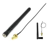 zalati M.2 WiFi Antenna 2pcs 2.4GHz 5.8GHz 3dBi MIMO RP-SMA Male + 2pcs 15cm NGFF IPEX4 to RP-SMA Cable for M.2 NGFF Intel Wireless Network Card Wifi Adapter Laptop