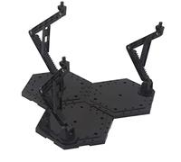 zalati Model Figures Stand Holder Universal Stand Display Stand for 1: 144 Gundam Model Figure Black 21x21x18.5cm