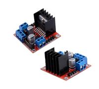 zalati Motor Drive Controller Board L298N Dual H Bridge DC Stepper Motor Driver Module Compatible with Arduino