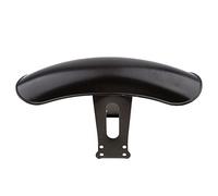 zalati Motorcycle Mudguard Stainless Steel Front Fender Wheel Tire Mud Guard for Honda CG125, Short - Black