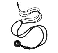 zalati Natural Obsidian Necklace Rainbow Eye Pendant Adjustable Braided Cord Chakra Guardian Jewelry Spiritual Beads and Stones Gift for Men and Women (Valentine's Day Birthday Christmas)