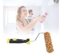 zalati Paint Rollers Texture Pattern Paint Brush with Handle for Wall Painting Decoration Tool