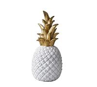 zalati Resin Pineapple Statues Ornaments Decorative Handicrafts for Home, Office, Photography Studios, Theme Party Decoration - White