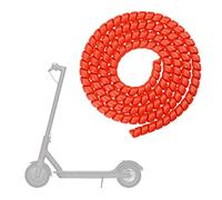 zalati Scooter Cable Protector Spiral Cover Tube Protection Compatible with Xiaomi M365/Pro/1S/Pro2/Mi3, Ninebot Scooter, Universal E-Scooter Accessories - Red, 1.2M