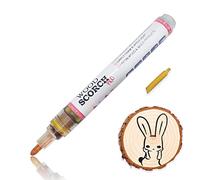 zalati Scorch Pen Markers 1pcs with 2 Tips Bullet/Chisel Replacement for DIY Wood Painting in Wood Arts and Craft Projects