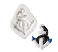 zalati Silicone Mold with Anchor Pirate Boat Style for DIY Cooking Baking Decoration Craft Supplies