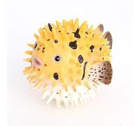zalati Simulation Pufferfish Toy Figurine Realistic Plastic Wild Pufferfish Sea Animal Figurine Model for Collection Science Educational Prop Fun