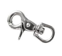 zalati Snap Hooks for Keychain, 304 Stainless Steel Clip Hook Lanyard Swivel for Keychain Craft DIY Making Accessory