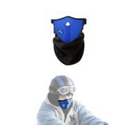zalati Sports Mask Half Face Balaclavas Neoprene & Fleece Neck Warmer for Bicycle, Motorcycle, Ski, Running, Cycling, Climbing Unisex Cold Outdoor Windproof - Blue