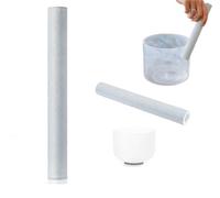zalati Suede Stick 9" Strike Stick Soft Material Tool for Playing Crystal Singing Bowls Sound Making