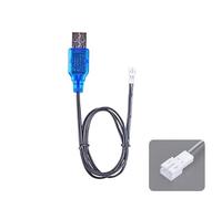 zalati USB Charging Cable - Only for PH2.0-2P (female) connector - for 3.7V 400mAh mini LiPo battery - Not compatible with large batteries/Carrera/JST