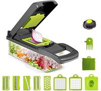 zalati Vegetable Chopper 15-in-1 Mandoline Slicer Gadgets Manual Food Cutter Tools Set for Kitchen Food Preparation